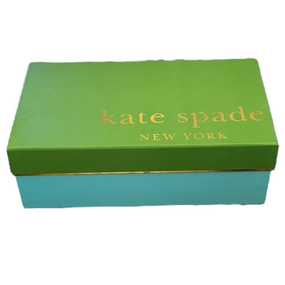 Kate Spade Women's Darlene Black Satin Jewelled Bow Kitten Heel Slide Mules 7.5 - Picture 8 of 8